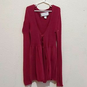 Velvet dress sweater.